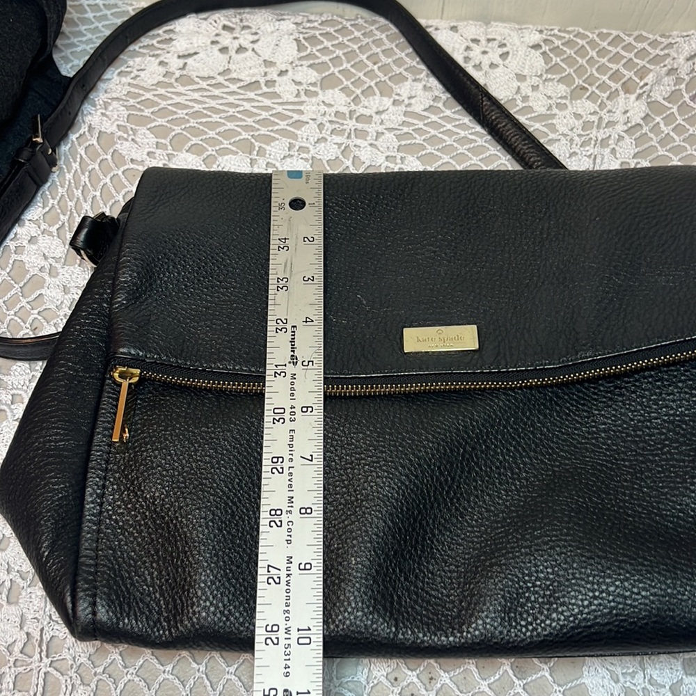 Kate Spade black leather cross body - Picture 7 of 7